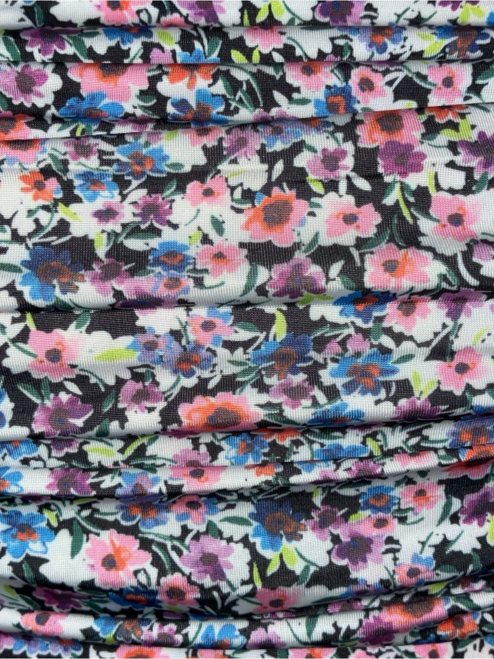 NWT Revolve x AFRM Lazo Floral Crop Top Cottagecore Festival Satiny Feel - Picture 5 of 8